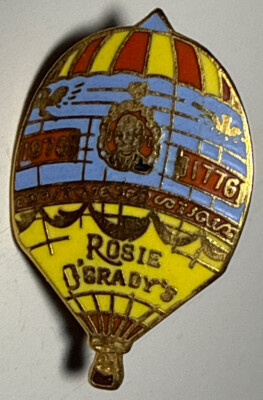 Rosie O Grady s Bicentennial 1776-1976 Lapel Pin E6