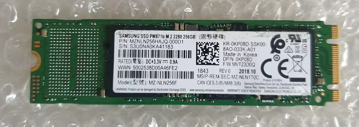 Samsung ssd best sale pm871b