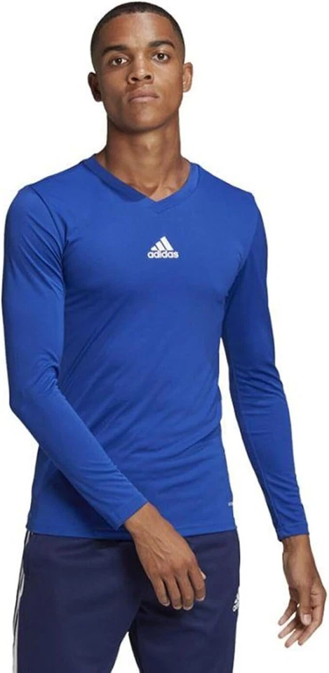 Adidas Mens Base First Layer Thermal Top T Shirt Crew Football Skins Baselayer - Image 3 of 3