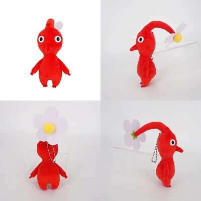 Complete 6 BOX Pikmin Red Blue Yellow Key Chain Plush Doll