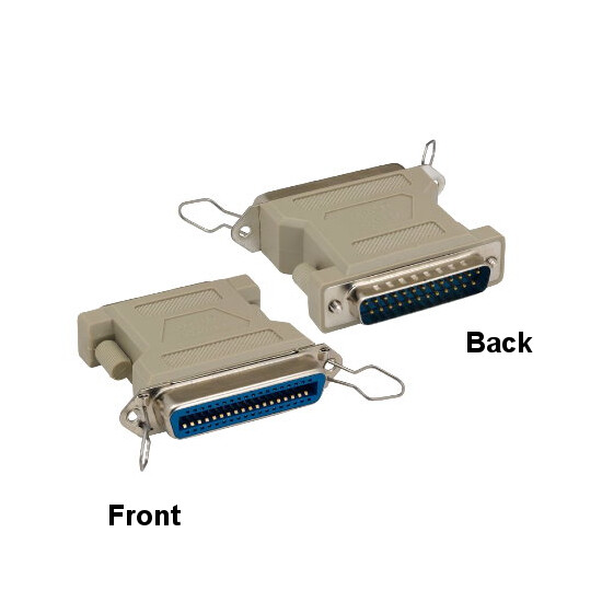 Kentek DB25 25P Male to CN36 36P Female Adapter Centronics