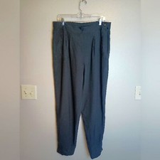 August Silk 100 Silk Tapered Vintage Pants Size 12