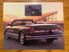 1988 Oldsmobile Cutlass Supreme Official Indy Pace Car Sales Brochure/Flyer