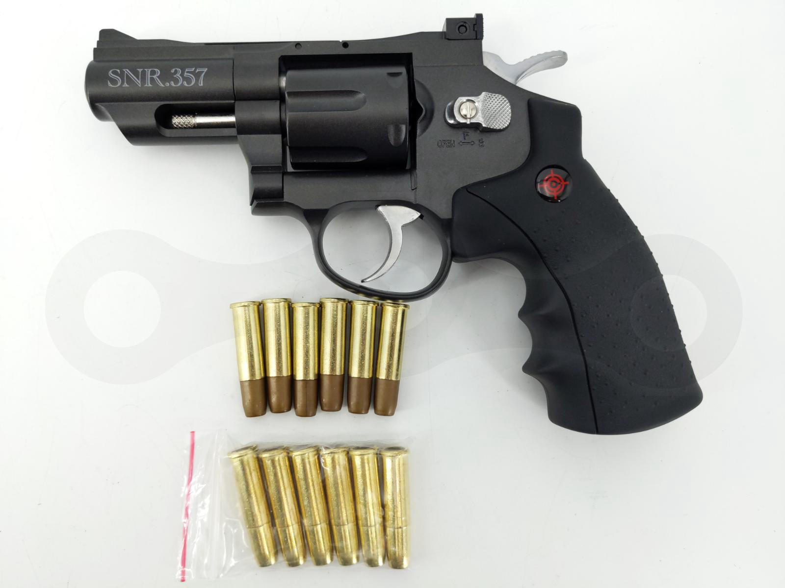 Crosman SNR357 CO2 Dual Ammo Full Metal Air Gun Pistol Revolver BB