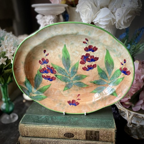ROYAL Doulton Wisteria #D6276 Shallow Dish / Bowl Hand Painted Very Nice! - 第 1/7 張圖片