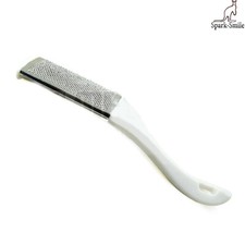 New White Foot File Dresser Hard Dead Skin Removal Pedicue Rasp Scruber Steel