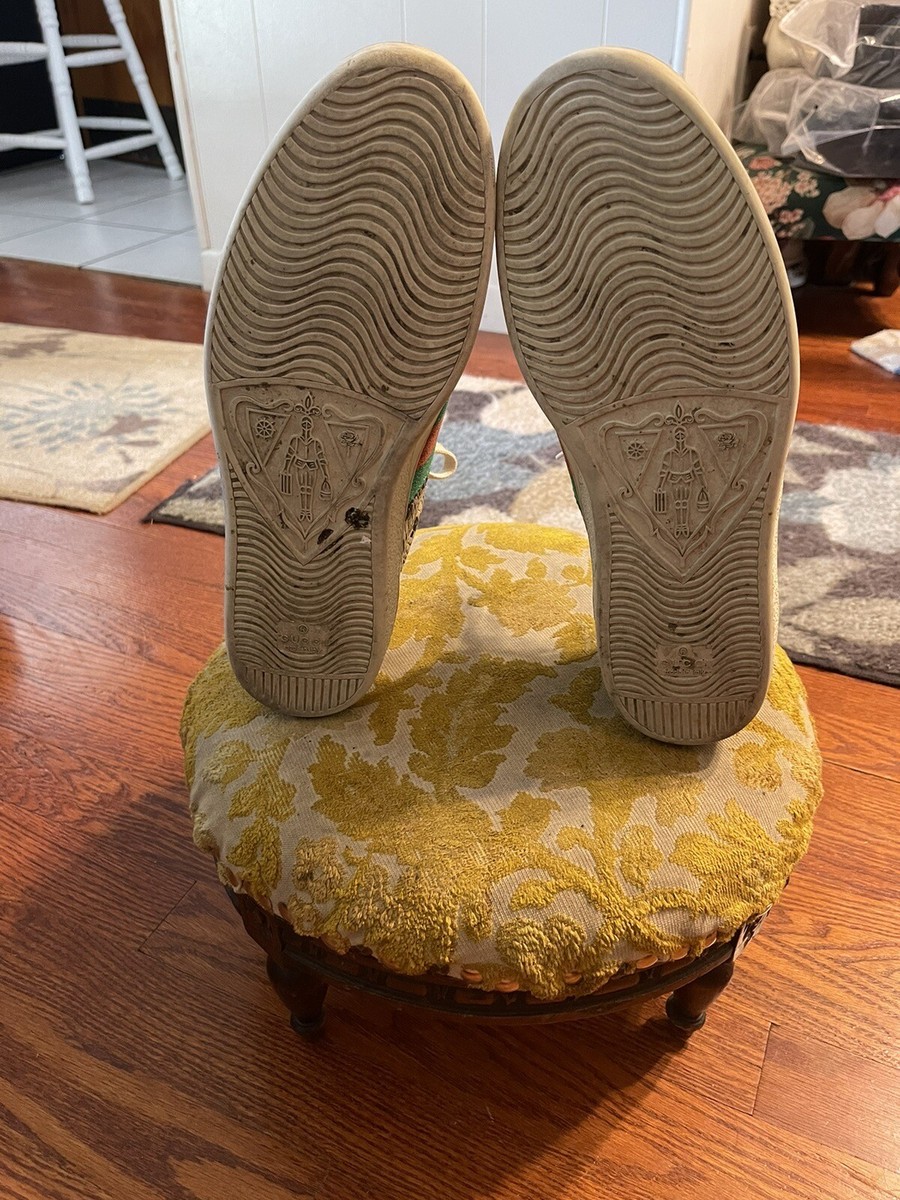 Gucci Python Snakeskin Embossed Leather Ace Shoes G US 10 Mens