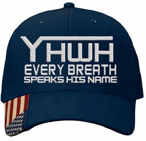 Sombrero cristiano para hombre - YHWH bordado cada aliento habla su nombre sombrero Jesús - Imagen 2 de 16