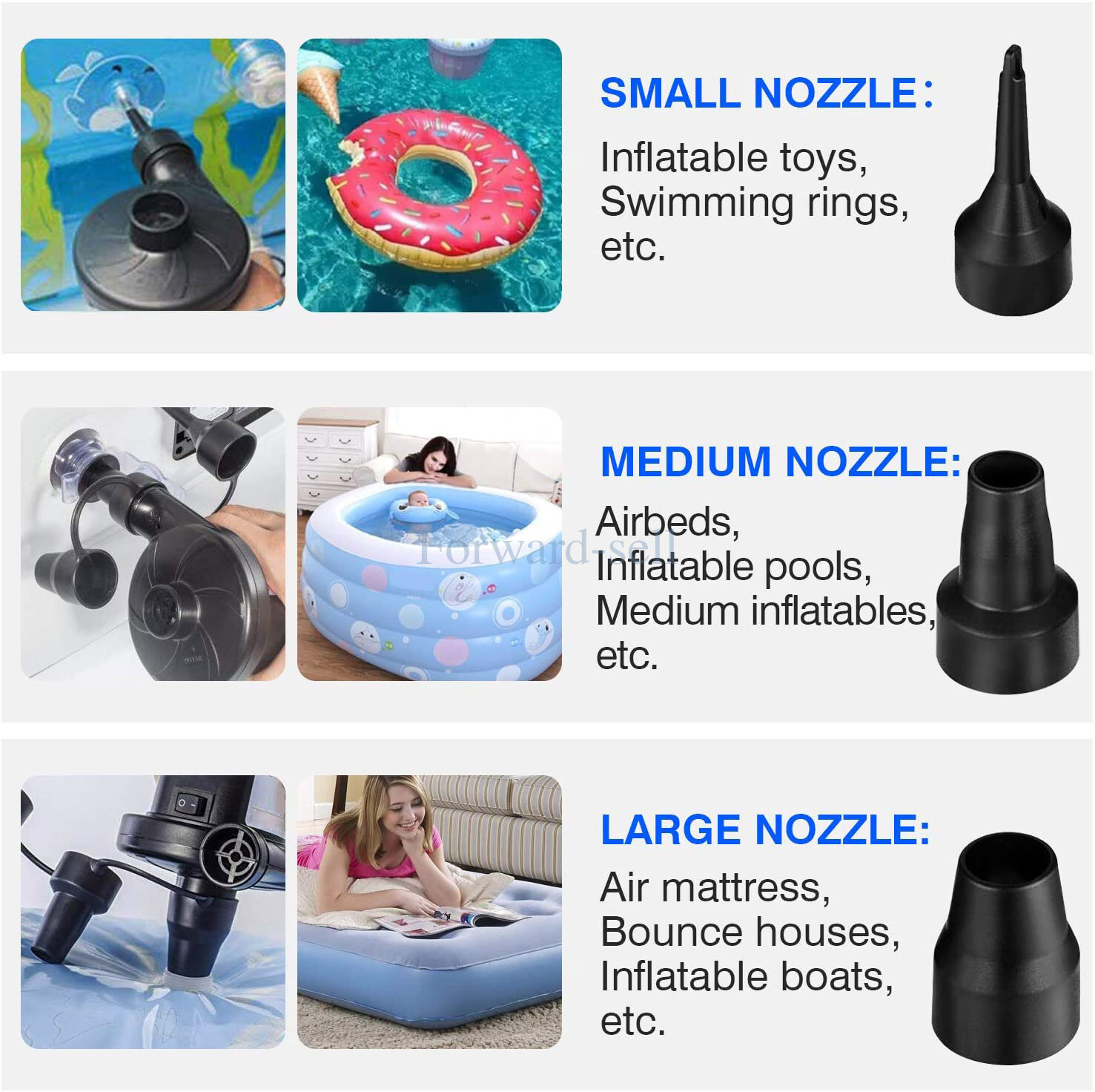 pump for inflatable pool toys