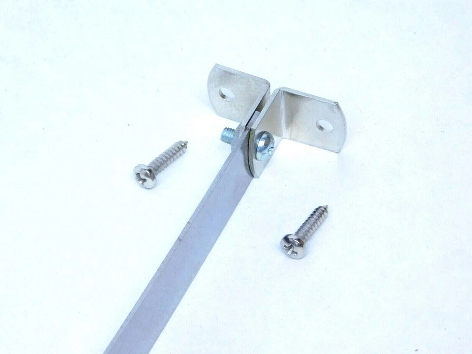 KNAPE VOGT #760 ARMARIO BARRA COLGANTE 24" CAÍDA CENTRO SOPORTE ACERO NIQUELADO ES Foto 4 de 4