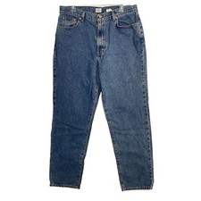 VTG Calvin Klein Jeans 90s 33 x 30 sz 14 Women's Easy Fit Double Stone Wash