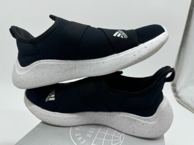 ADIDAS WOMEN'S PUREMOTION ADAPT SPORTSWEAR SNEAKER BLACK WHITE