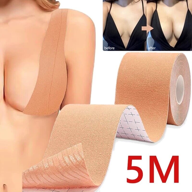 Women Invisible Breast Lift Tape Boob Tape Strapless Breast Nipple