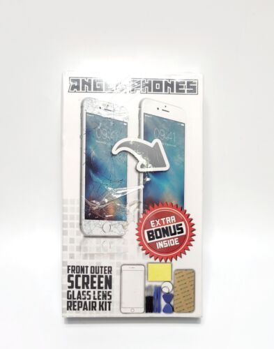 FRONT Outer SCREEN Glass REPAIR Kit For iPhone 6 Plus WHITE Replacement Lens NEW - Picture 21 of 24
