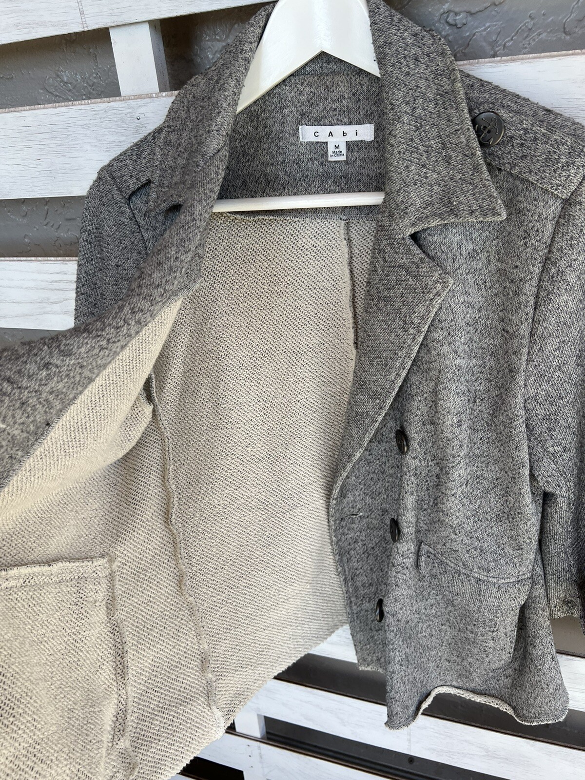 Cabi Double Breasted Jacket Size Medium  Buttons … - image 14