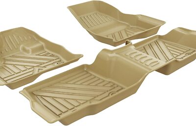ASLONG Waterproof TPE Floor Mats Liners Fit For For Explorer 2015-19 KHAKI *3952