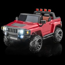 SUPERtrax  Warrior 12v 4x4 Kid's Ride On Vehicle - Gloss Red