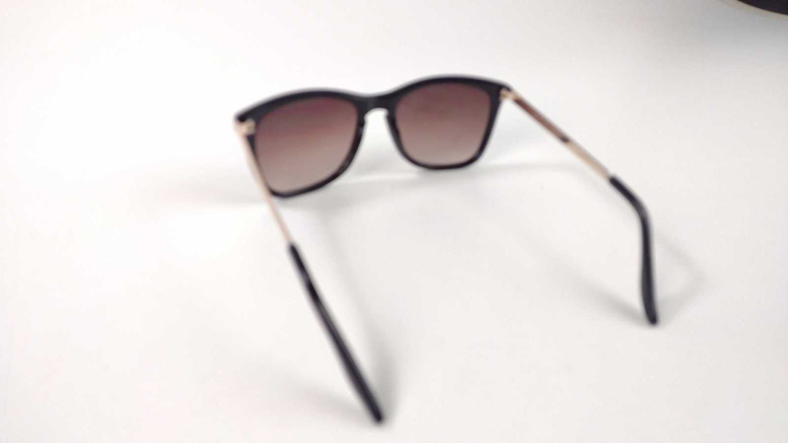 Vintage Cat Eye Sunglasses w/ Gold Accents - 54-19-143-image