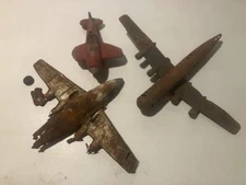 WYANDOTTE BOEING STRATOCRUISER 1940s TOY AIRPLANE PRESSED STEEL Plus others