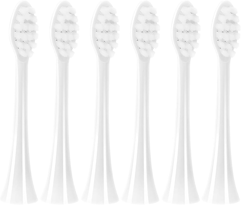 Lot de 6 têtes de brosse de rechange My Variations coloris blanc pour adultes