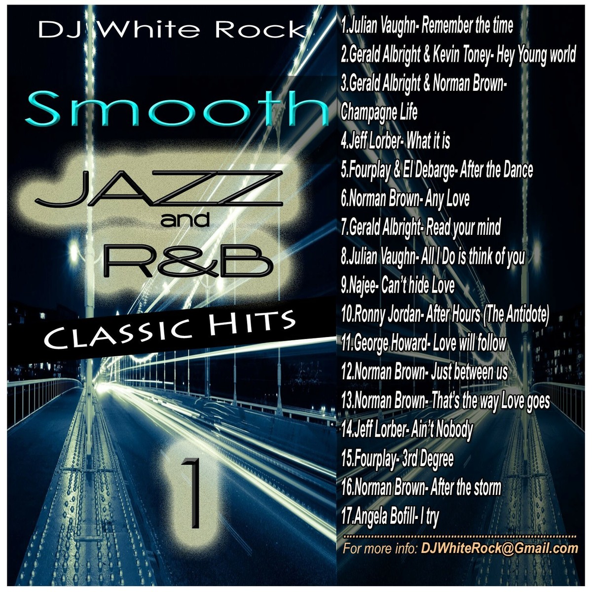 DJ White Rock Smooth Jazz and R&B Classic Hits Vol. 1 | eBay
