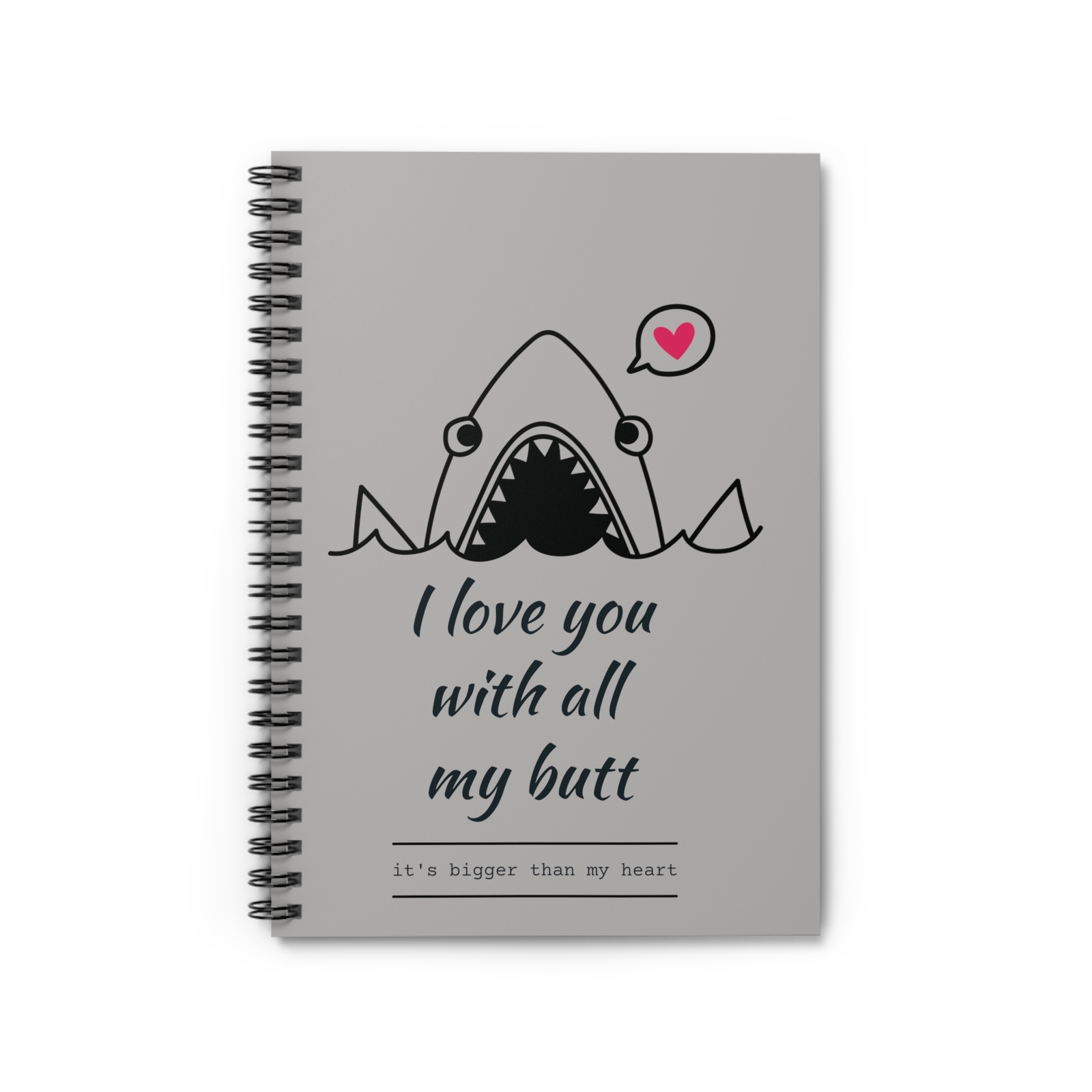 Valentine Spiral Notebook - Ruled Line