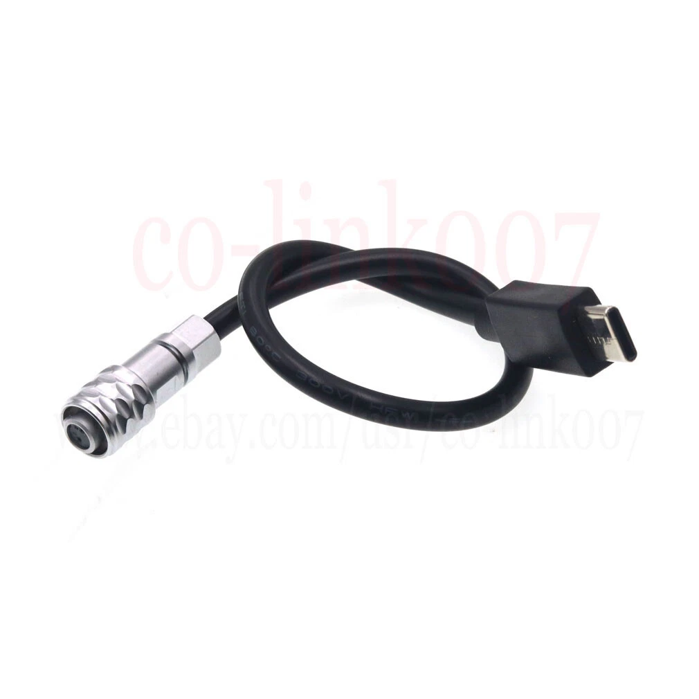 DJI RS2 USB Type C to 2pin Blackmagic Pocket Cinema BMPCC 4K 6K Power Cable