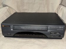 SERVICED White-Westinghouse Video Cassette Recorder WVCR-8014, No Remote