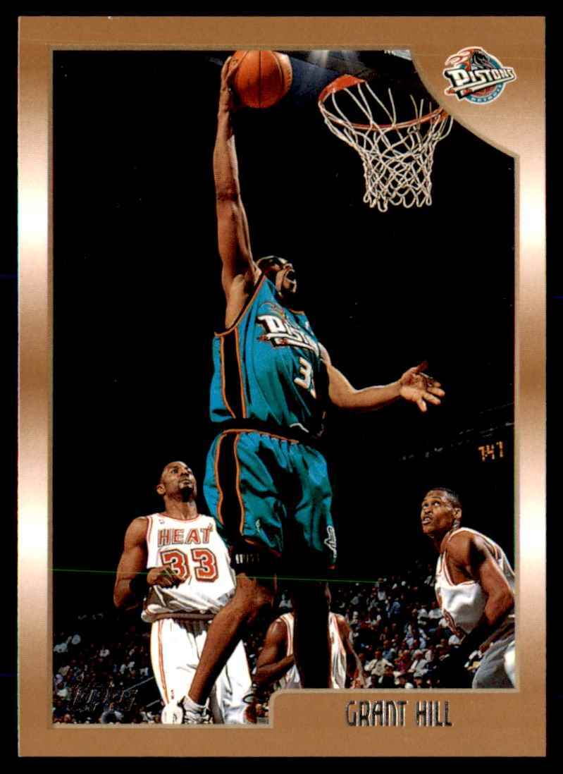 1998-99 Topps Grant Hill Detroit Pistons #165