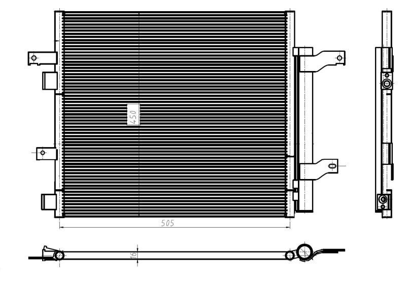 NRF 350388 Condenser, air conditioning for JAGUAR
