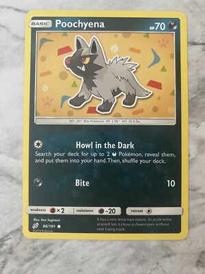 Poochyena 86/181 Team Up NM Regular Common Pokemon Card | eBay