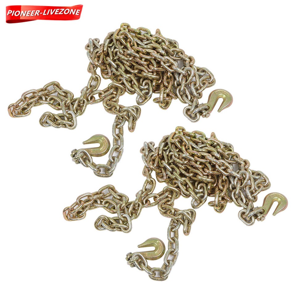 1/4" X 10' G70 Bulk Chain Tie Down Flatbed Truck Trailer Safety Chain Security E