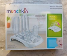 Munchkin Folding Baby Bottle Countertop Drying Rack Grey Infant Babyshower