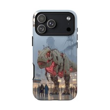 For iPhone / Galaxy / Pixel   Robotic Tyrannosaurus Rex Dino Phone Case