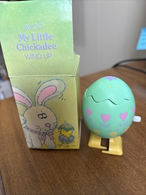 AVON*MY LITTLE CHICKADEE WIND UP COME OUT AND PLAY WITH ME*NIB*1991