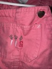 Carhartt Pink Bib Overalls Embroidered Shine Girls 24M Excellent Condition — photo 6