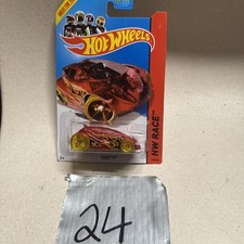 Hot Wheels HW Race 2013 Yellow Bump Around Die-Cast Toy Car 166/250