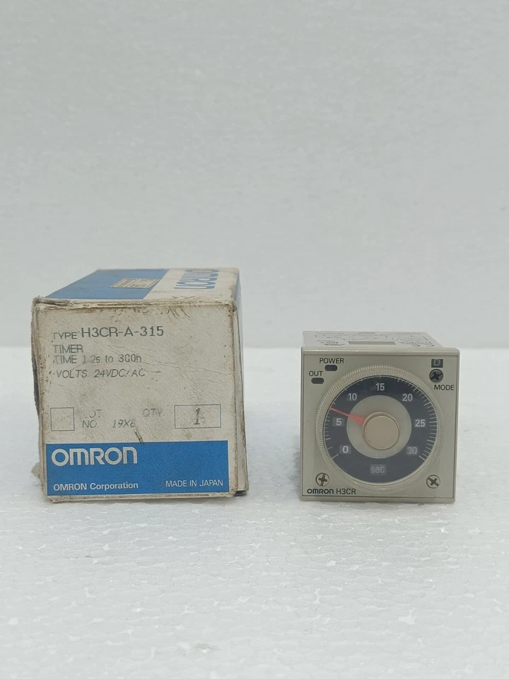 OMRON H3CR-A SOLID STATE ANALOG TIMER 24V AC/DC 5A 250VAC WITH BOX–NEW OLD STOCK - Image 3 of 4