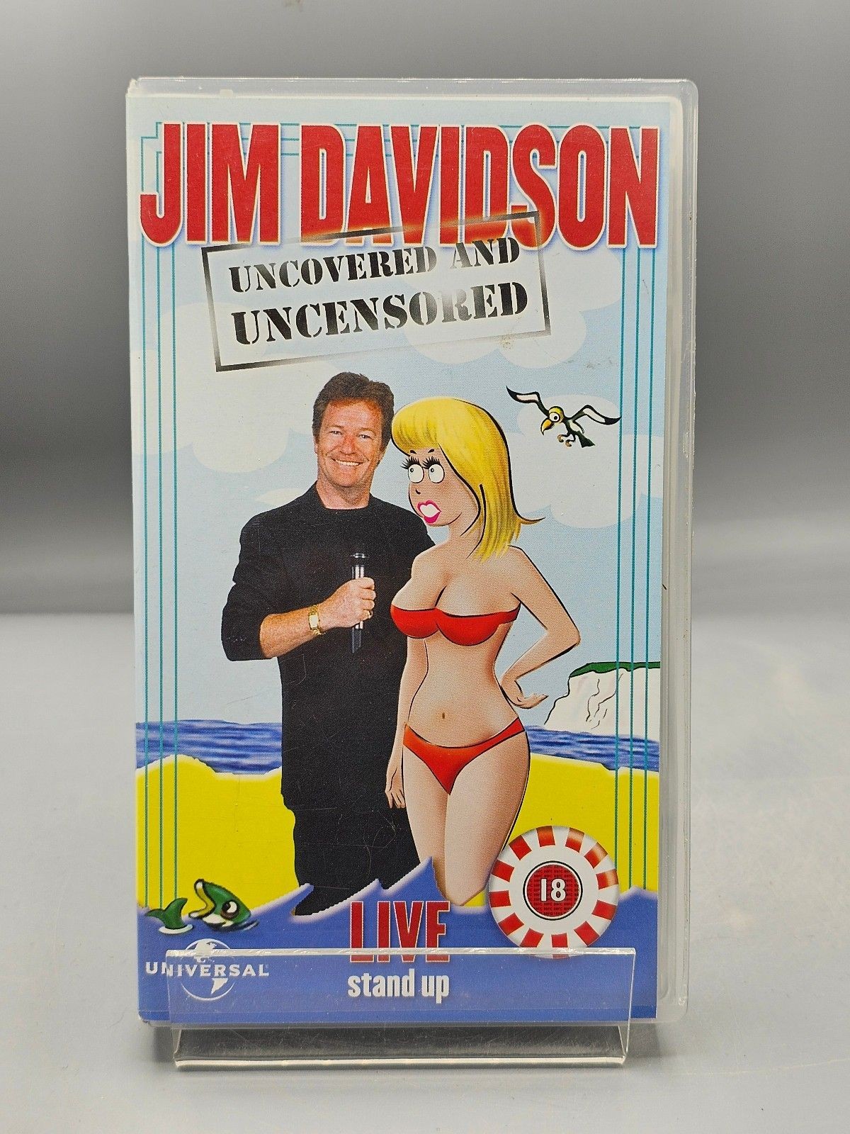 Jim Davidson - Uncovered And Uncensored - 2001 Universal VHS Video - Stand Up