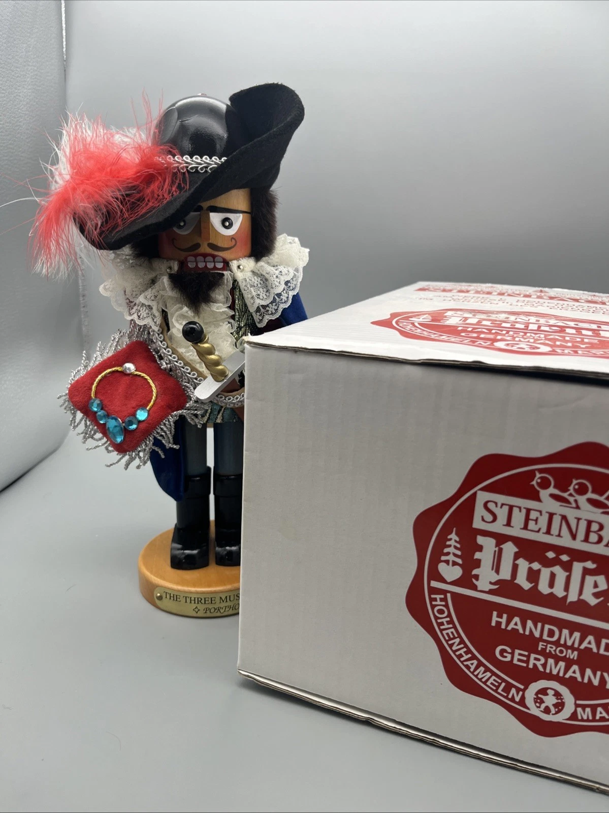 Steinbach Chubby Porthos 3 Musketeers German 11.5" Nutcracker S1815 Box LE