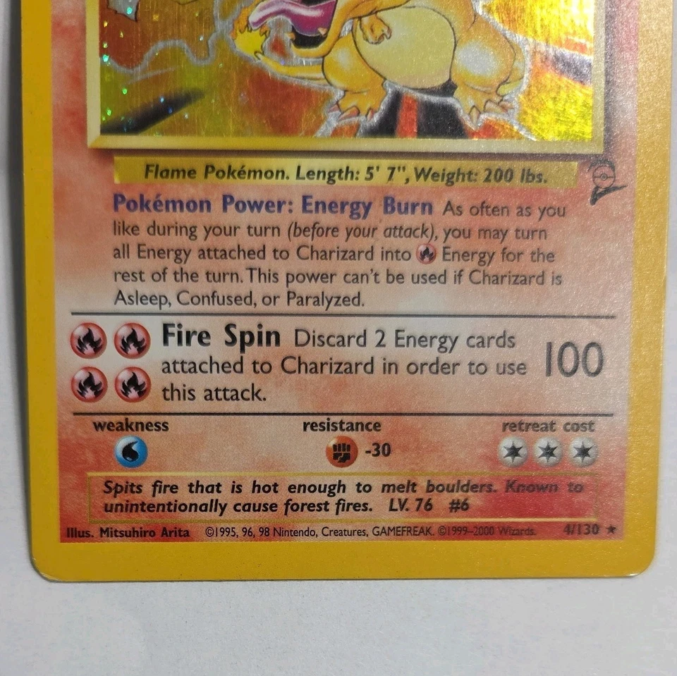 Charizard 004/130 Base Set 2 Holo - Image 2 of 4