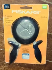 Fiskars X-Large Easy Squeeze Punch ~SNIP SNIP~ Item #100100-1001
