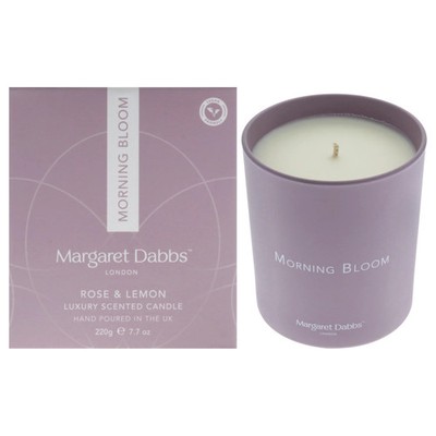 Morning Bloom Candle - Rose and Lemon by Margaret Dabbs for Unisex - 7.7 oz C...