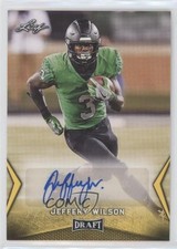 2018 Leaf Draft Auto Gold Jeff Wilson Jr Jeffery Wilson #BA-JW4 Auto 0q3