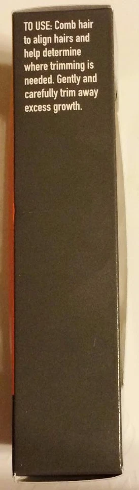 Sally Hansen for Men Moustache + Beard Groomer Scissors + Comb Trim NEW - Image 4 of 4