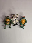 Lot of 3 Teenage Mutant Ninja Turtles Action Figures Playmates TMNT '90s Vintage