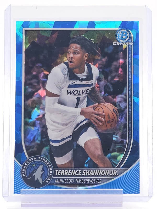 TERRENCE SHANNON JR. 2025-26 BOWMAN CHROME BLUE SAPPHIRE  A Q2045