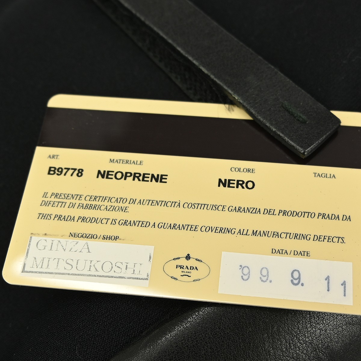 BUYIT Prada Black Handbag 103 B9778 NQ02670 thumbnail 12