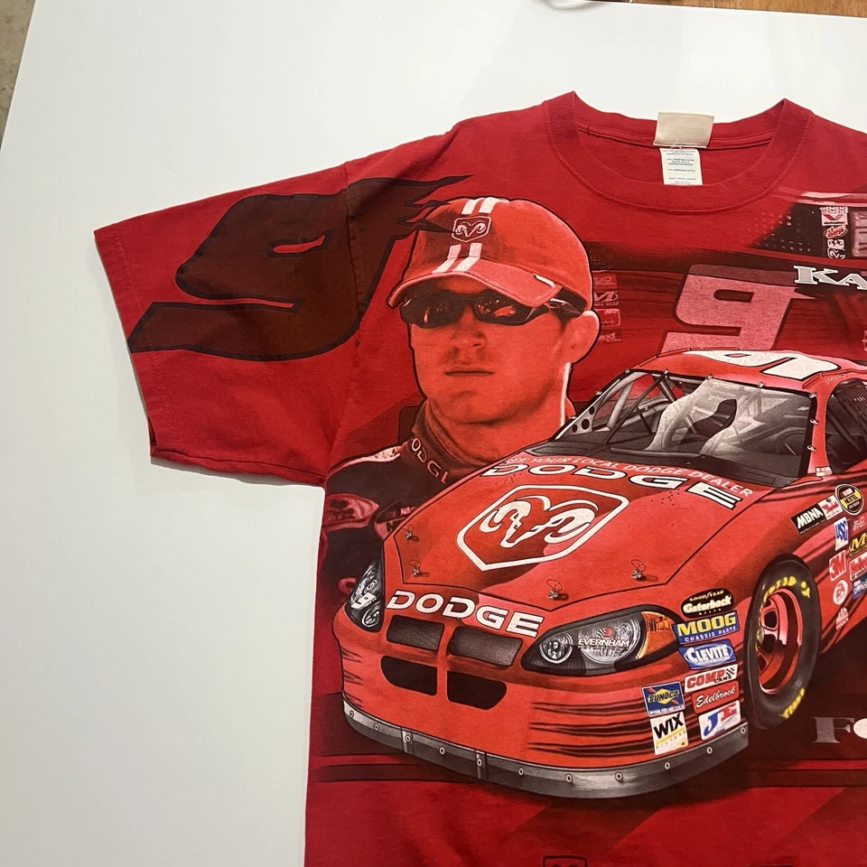 Camiseta roja vintage Kasey Kahne NASCAR talla XL.  Foto 2 de 4