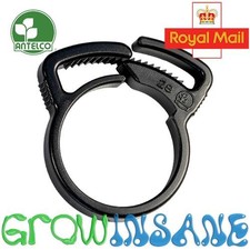 Antelco Hose Ratchet Clamps 19mm (ID) Irrigation Pipe Securing Clip 21mm (OD)